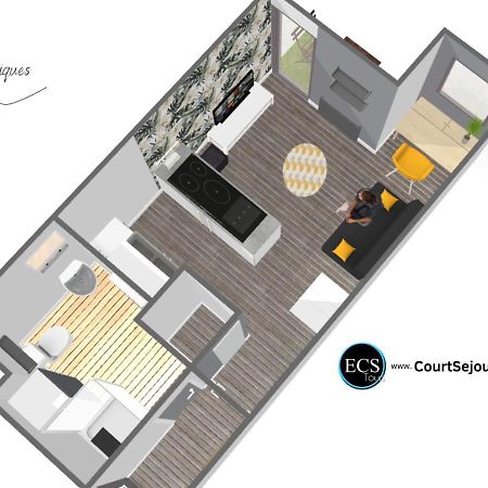'Les Tropiques' - Parking Prive - Balcon - Tout Confort Joue-les-Tours Exterior photo